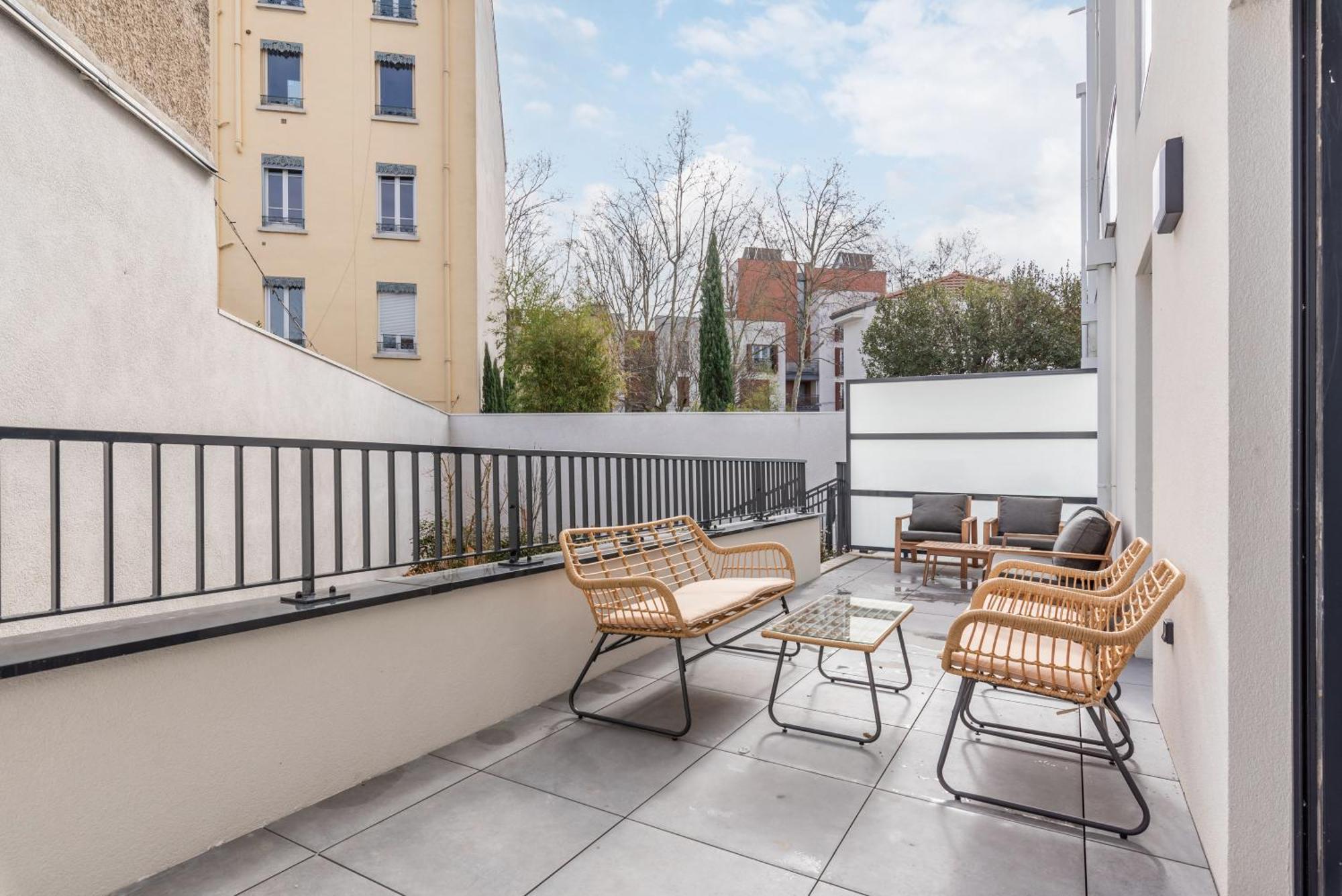 Ferienwohnung Les Cocons Montchat Lyon Exterior foto
